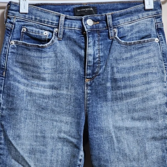 Banana republic bermuda denim short color blue size 26/2 - Picture 4 of 6